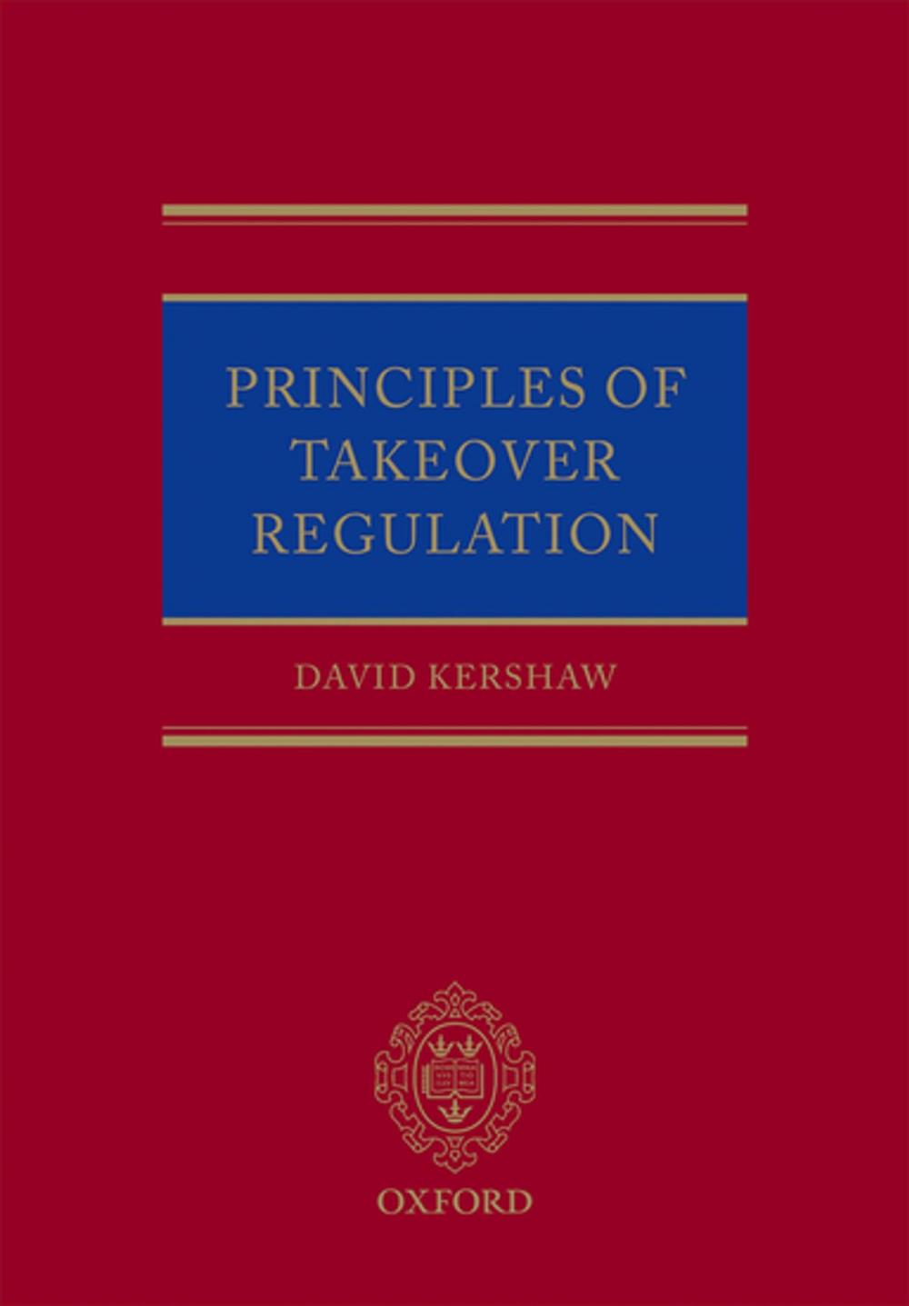Big bigCover of Principles of Takeover Regulation
