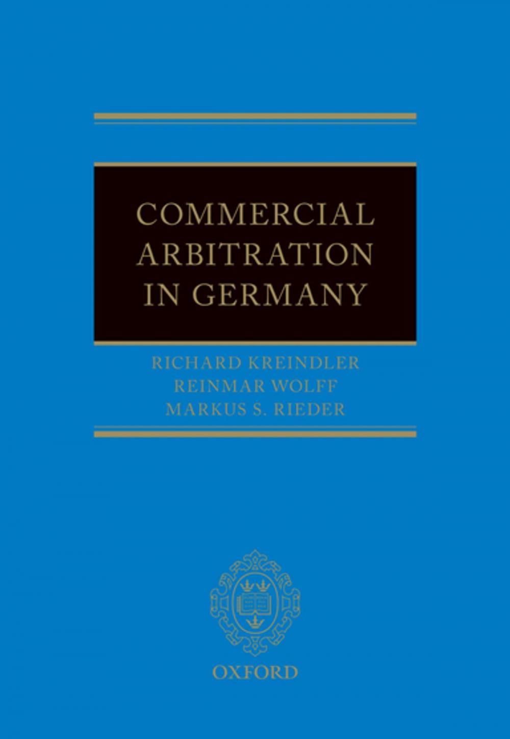 Big bigCover of Commercial Arbitration in Germany