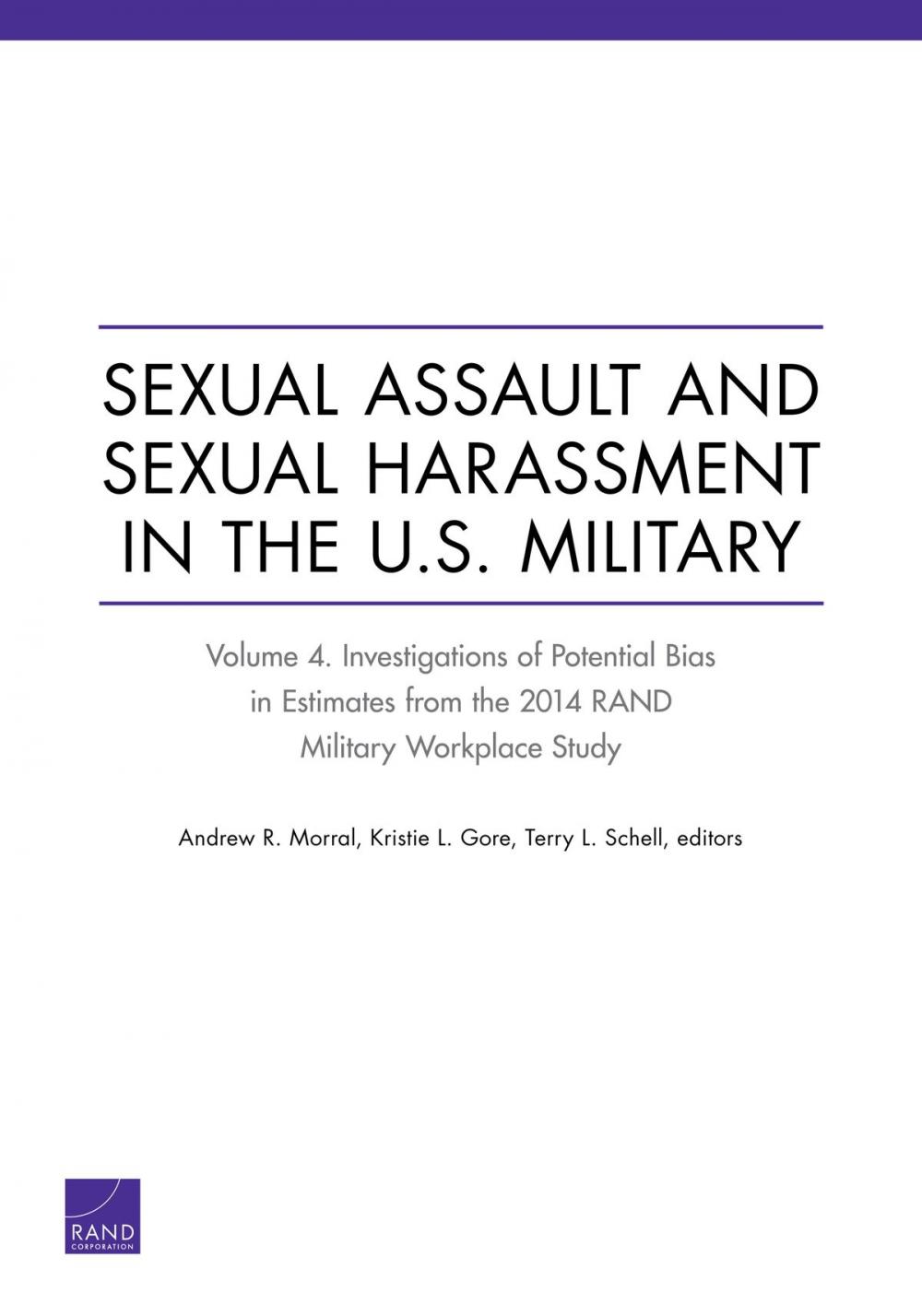 Big bigCover of Sexual Assault and Sexual Harassment in the U.S. Military