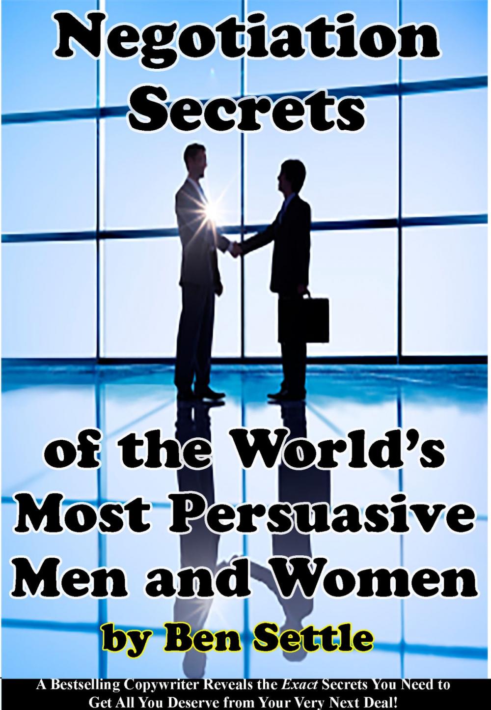 Big bigCover of Negotiation Secrets of the World’s Most Persuasive Men and Women