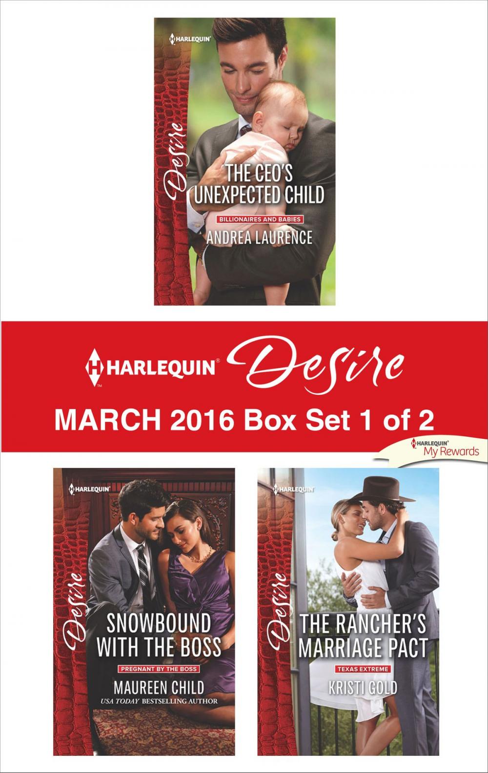 Big bigCover of Harlequin Desire March 2016 - Box Set 1 of 2