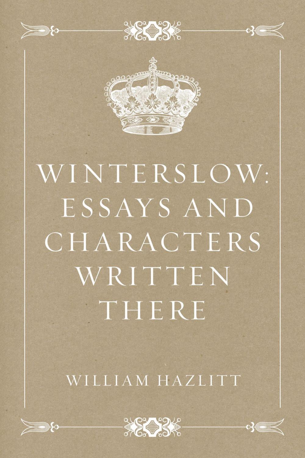 Big bigCover of Winterslow: Essays and Characters Written There