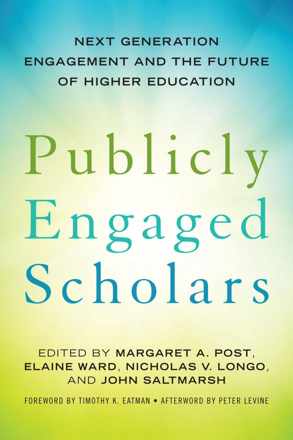 Big bigCover of Publicly Engaged Scholars