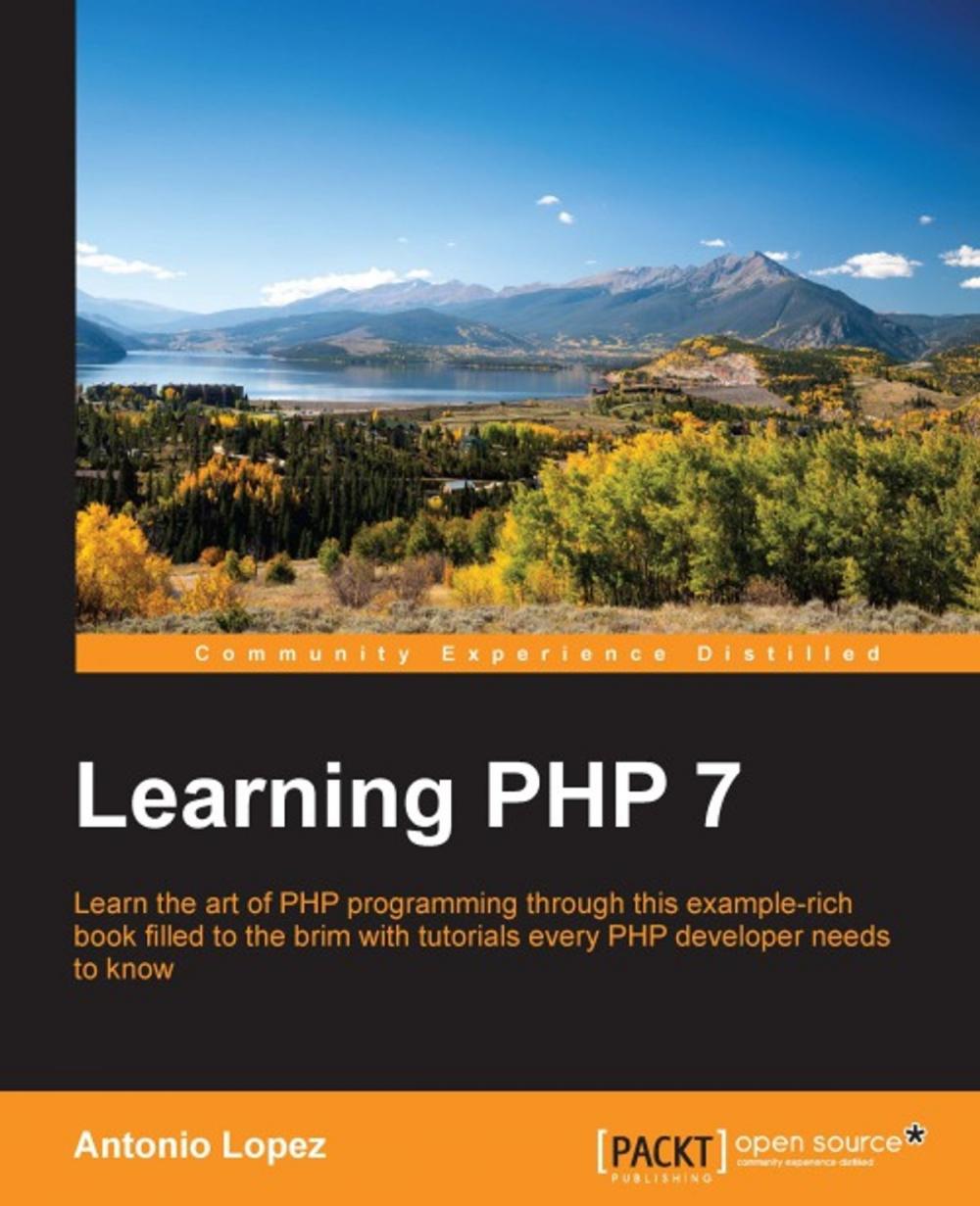 Big bigCover of Learning PHP 7