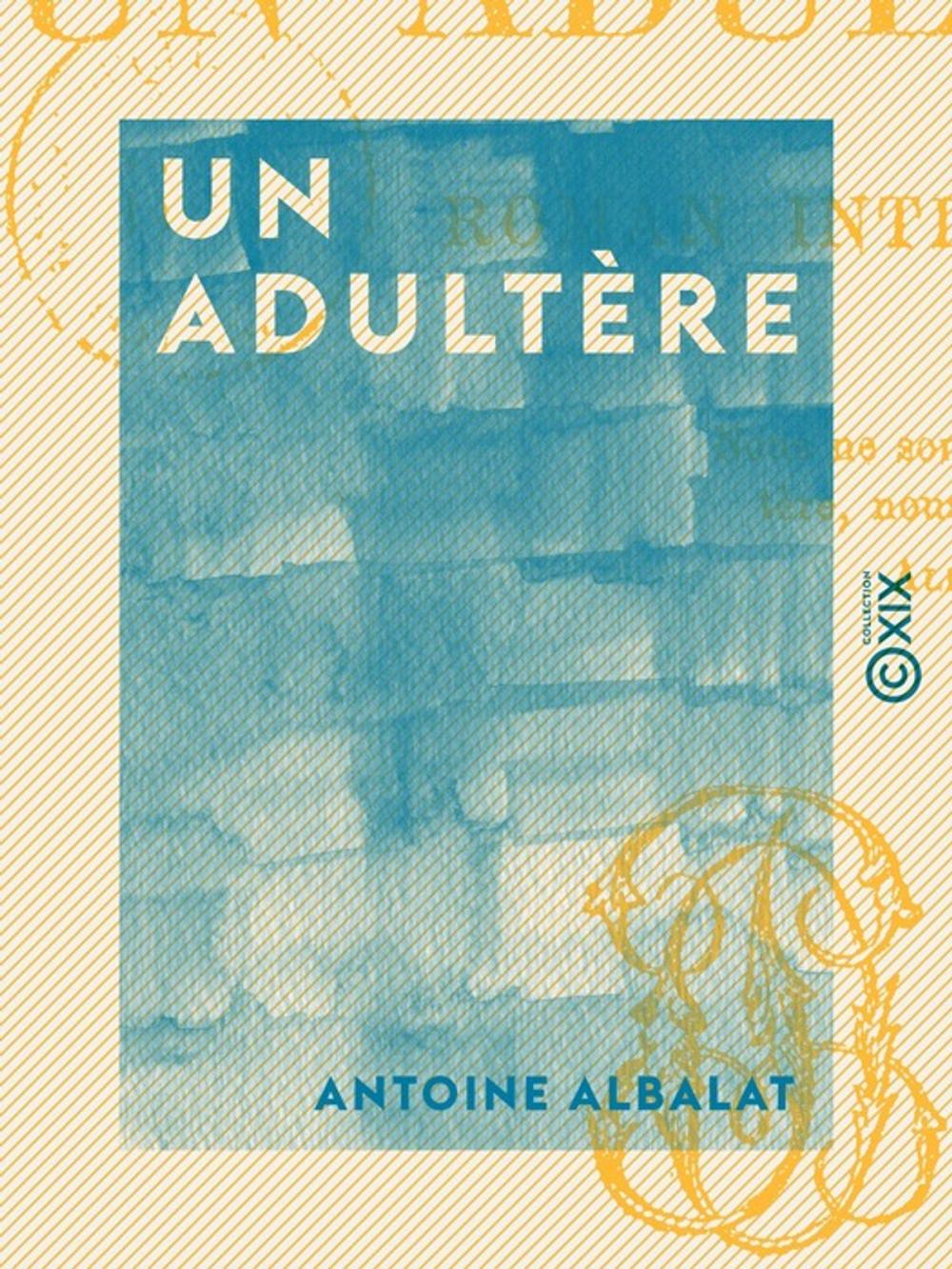 Big bigCover of Un adultère