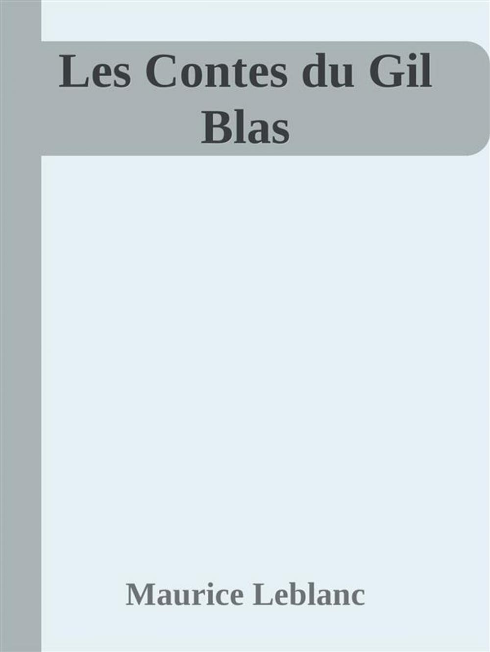 Big bigCover of Les Contes du Gil Blas