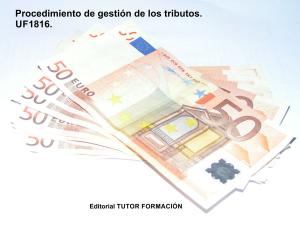 Cover of the book Procedimiento de gestión de los tributos. UF1816 by Esther Morate Béjar