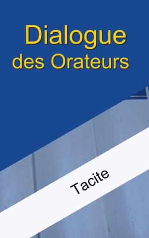 Book cover of Dialogue des orateurs