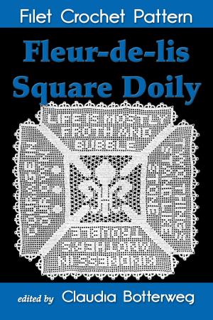 Book cover of Fleur-de-lis Square Doily Filet Crochet Pattern