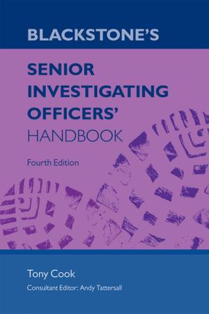 Book cover of Blackstone's Senior Investigating Officers' Handbook