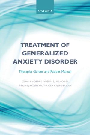 Cover of the book Treatment of generalized anxiety disorder by Gerald McKenny