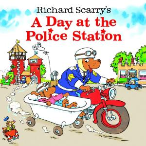 Cover of the book Richard Scarry's A Day at the Police Station by Julia Sarcone-Roach