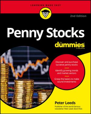 Cover of the book Penny Stocks For Dummies by John J. Capela