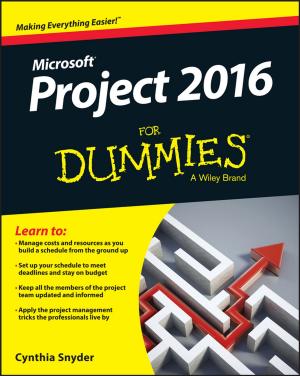Cover of the book Project 2016 For Dummies by Cynthia Snyder Dionisio, Nancy C. Muir