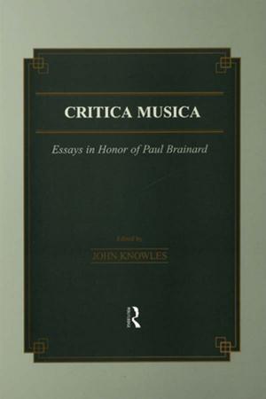 Cover of the book Critica Musica by Norbert Bugeja