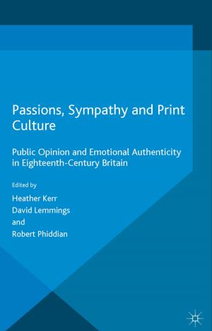 bigCover of the book Passions, Sympathy and Print Culture by 
