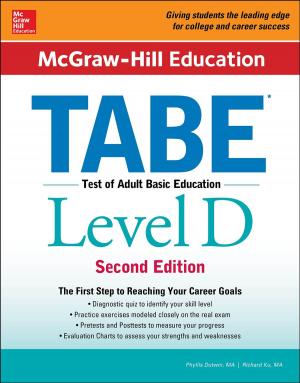 Cover of the book McGraw-Hill Education TABE Level D, Second Edition by Steven Dinkin, Barbara Filner, Lisa Maxwell