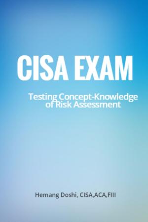 Book cover of CISA Exam-Testing Concept-Knowledge of Risk Assessment