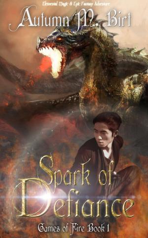 Book cover of Spark of Defiance: Elemental Magic & Epic Fantasy Adventure