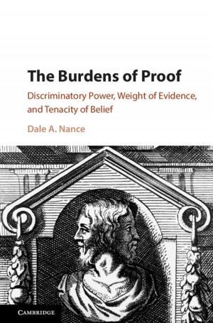 Cover of the book The Burdens of Proof by 