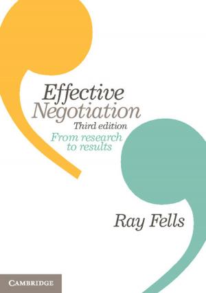 Cover of the book Effective Negotiation by Andrew Ashworth