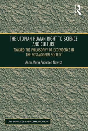 Cover of the book The Utopian Human Right to Science and Culture by Annie Woods