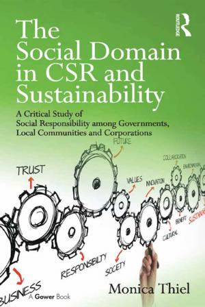 Cover of the book The Social Domain in CSR and Sustainability by Stephen Parsons, Anna Branagan