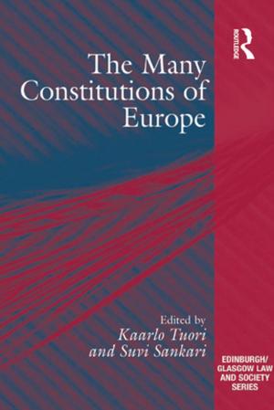 Cover of the book The Many Constitutions of Europe by Ben Backwell