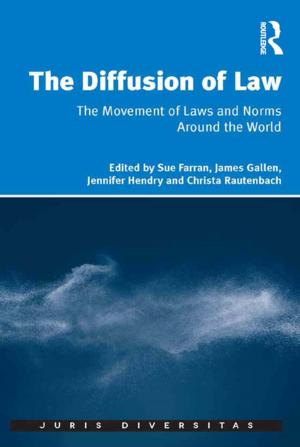 Cover of the book The Diffusion of Law by Juline Mills, Rob Law