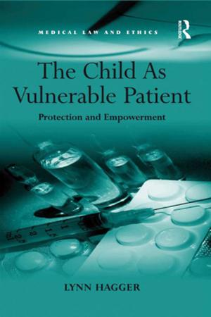 Cover of the book The Child As Vulnerable Patient by Allan Kellehear