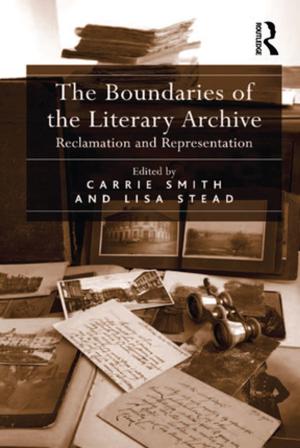 Cover of the book The Boundaries of the Literary Archive by Jane Degras