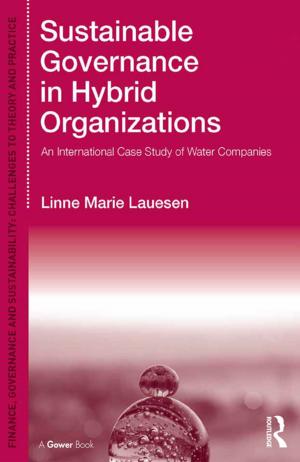 Cover of the book Sustainable Governance in Hybrid Organizations by Francesca Di Marco
