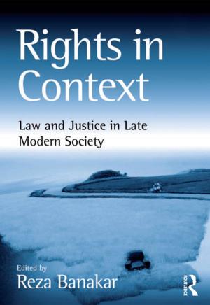 Cover of the book Rights in Context by Judi Cameron