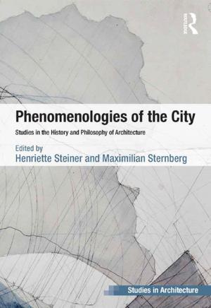 Cover of the book Phenomenologies of the City by Eric J. Mitnick