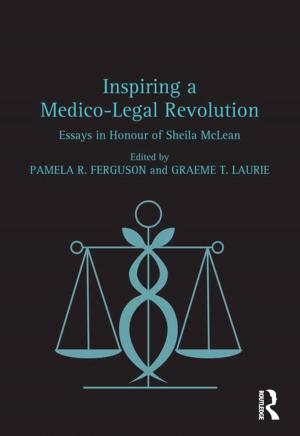 Cover of the book Inspiring a Medico-Legal Revolution by Ian Stronach