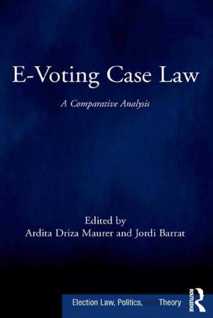 Cover of the book E-Voting Case Law by Carsten Anckar