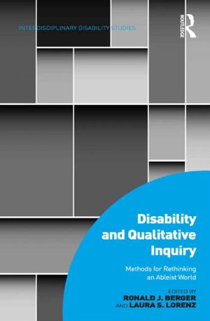Cover of the book Disability and Qualitative Inquiry by 