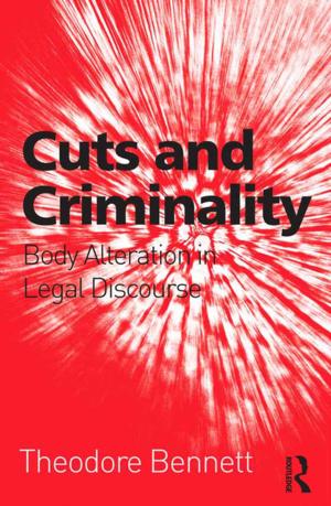 Cover of the book Cuts and Criminality by Hubert Heinelt