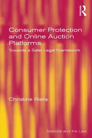 Cover of the book Consumer Protection and Online Auction Platforms by Knut Roder