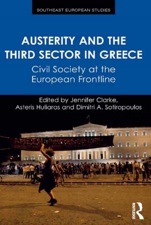 Cover of the book Austerity and the Third Sector in Greece by G.P. Rao