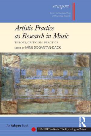 Cover of the book Artistic Practice as Research in Music: Theory, Criticism, Practice by Martin Jephcote, Ian Abbott