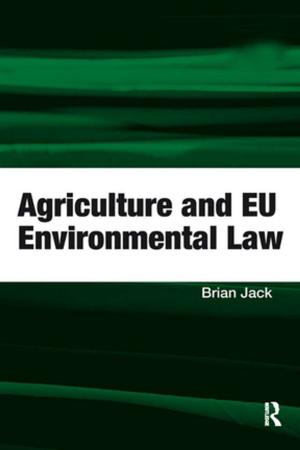 bigCover of the book Agriculture and EU Environmental Law by 