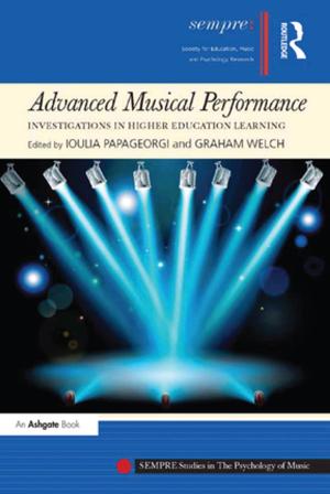 Cover of the book Advanced Musical Performance: Investigations in Higher Education Learning by Thomas Molnar
