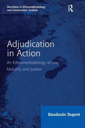 Cover of the book Adjudication in Action by Keith Norris, John Vaizey