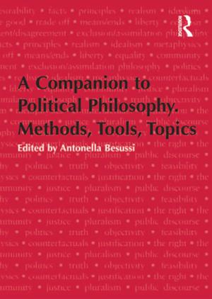 Cover of the book A Companion to Political Philosophy. Methods, Tools, Topics by W. Deonna, A. de Ridder