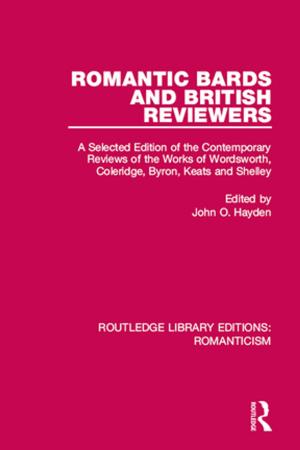 Cover of the book Romantic Bards and British Reviewers by Morag Owen