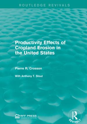 Cover of the book Productivity Effects of Cropland Erosion in the United States by Robert von Friedeburg