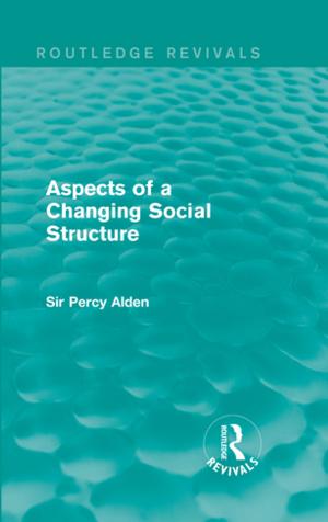 Cover of the book Aspects of a Changing Social Structure by Graeme Kirkpatrick