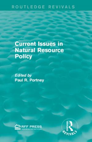 Cover of the book Current Issues in Natural Resource Policy by Ellen Cole, Esther D Rothblum, Lillie Weiss, Rosalyn Meadow