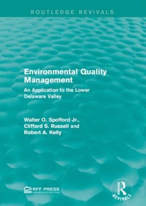 Cover of the book Environmental Quality Management by Ray DiZazzo
